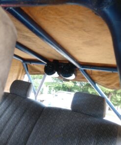 BOSS Audio Systems MRWT40 ATV UTV Marine Weatherproof Waketower System - 4 Inch Stereo Speakers, Full Range, 2 Way, Tweeters, IPX5 Rated, Sold in Pairs, Wake Tower For Boat 4 inch Speakers Black 400W 52 719hitAi8JL