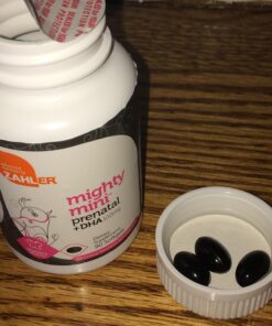Zahler Mighty Mini Prenatal Vitamin with DHA & Folate - Certified Kosher - All Natural Prenatal Vitamins - Multivitamin for Pregnant Women - 19 Prenatal Vitamins Including Folic Acid (90 Softgels) 36 719iHLwJoJL