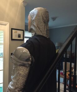 Men's Medieval Knight Costume Small/Medium Black,silver,red 29 719iirUKb0L