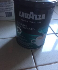 Lavazza Espresso Decaffeinato Ground Coffee Blend, Decaffeinated Medium Roast, 8-Oz Cans (Pack of 4) Authentic Italian, Blended And Roasted in Italy, Non GMO, A Full Bodied with Sweet & Fruity Flavor 8 Ounce (Pack of 4) 23 719jSNd5hiL 3