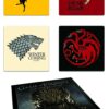 Game of Thrones: House Sigil Coaster Set 6 719jZCxccoL