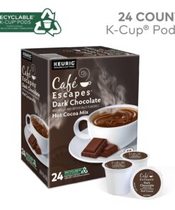 Dark Chocolate Hot Cocoa Dark Chocolate 24 Count (Pack of 1) 7 719jaSmfcL