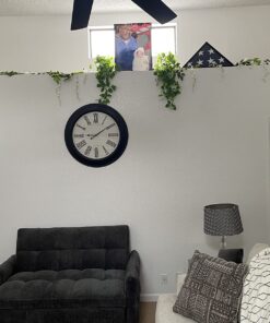 4Pcs 6.6Ft/Piece Artificial Flowers Silk Wisteria Garland-Dearhouse Artificial Wisteria Vine Rattan Silk Hanging Flower for Home Garden Outdoor Ceremony Wedding Arch Floral Decor (White) White 38 719jqzHJbdL