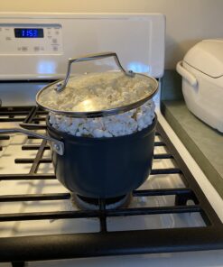 MSMK 10-Piece Pots and Pans Set non stick, Durable and Stable Cookware Sets for building a starter kitchen or refreshing, Even Heating, Easy Clean-Up, Comfortable Handling, Induction Compatibility Cookware Set(10-piece) 35 719kOgUtjBL