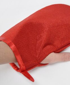 CleanAide Hair Magnet Pet Fur Removal and Lint Debris Cleanup Pick it up Mitt, Red, Pack of 2 14 719kc h03qL