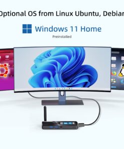 MeLE PCG02 Mini PC Stick Fanless Windows 11 Home N4000 4GB 128GB, Mini Computer Stick HDMI 4K 2.4G/5G Wi-Fi 5 BT4.2 Gigabit Ethernet Micro PC N4000-4GB-128GB-Win11 Home 13 719lrUIz6L