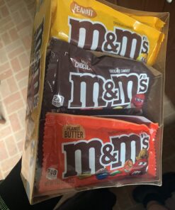 M&M'S Peanut, Peanut Butter & Milk Chocolate Variety Pack Full Size Milk Chocolate Candy Assortment, 30.58 oz 18 ct Original Version 20 719lutF1YKL