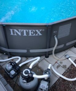 Intex Krystal Clear Sand Filter Pump for Above Ground Pools, 14-inch, 110-120V with GFCI 14 in Pump only 45 719m6IiTcBL