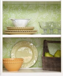 Magic Cover Adhesive Vinyl Paper, Multi-functional Shelf Liner for Lining Drawers and Shelves, Waterproof and Durable, 18" x 9', Potpourri 18''x9' 7 719o1 DjBLL