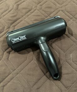 Chom Chom Roller Pet Hair Remover and Reusable Lint Roller - Black ChomChom Cat and Dog Hair Remover for Furniture, Couch, Carpet, Clothing and Bedding - Portable, Multi-Surface Fur Removal Tool 30 719oB6 SHQL