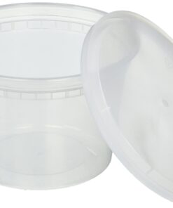 Deli Food Storage Containers with Lids, 16 Ounce (48 Count) 48 Pack 14 719oQmgw2L
