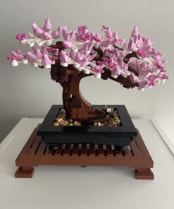 LEGO Icons Bonsai Tree Building Set 10281 - Featuring Cherry Blossom Flowers, DIY Plant Model for Adults, Creative Gift for Home Décor and Office Art, Botanical Collection Design Kit 27 719oXQtU7HL
