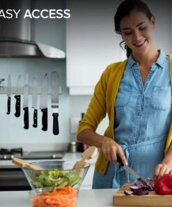 Modern Innovations 16 Inch Stainless Steel Magnetic Knife Bar with Multi-Purpose Functionality as a Knife Holder, Knife Strip, Magnetic Tool Organizer, Art Supply Organizer & Home Organizer 22 719oxn3pMaL