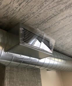 Frost King HD9 Heat and Air Deflector, Large, Heavy Duty, Clear Plastic with Magnetic hold or Screw-on hold for Central Forced Air Systems, Adjustable 10" to 16" Large Sidewall, expands up to 16" wide 12 719pPr rGvL