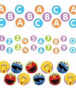 Amscan 220683 Sesame Street Party Confetti - 1.2 oz
