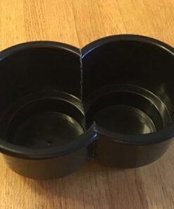 Amarine Made (Set of 4) Black Recessed Drop in Plastic Cup Drink Can Holder with Drain for Boat Car Marine Rv - Black 41 719r25cD9ZL