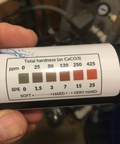 Health Metric Pro Water Hardness Test Kit | Quick & Easy Hard Water Test Strips for Water Softener Dishwasher Well Spa and Pool Water | 50 Tester Strips at 0-425 ppm | Calcium & Magnesium Hardness 1-pack 24 719r2P5vx0L