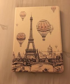 Ipad Air Case/Ipad Air 2 Case/Ipad 9.7 Inch Case 2017 2018,Vimorco Premium PU Leather Folio Smart Cover with Auto Wake Sleep/Stand/Protective for Apple iPad 6th / 5th Gen, Eiffel Tower 26 719rEUdX3WL