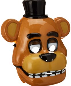 Rubie's Adult Five Nights at Freddy's Freddy Half Mask White 9 719rI78P6ZL