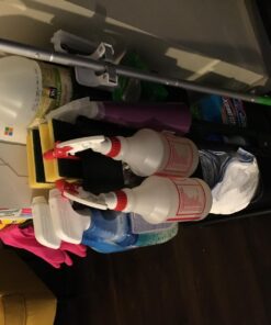 Spray Bottles, Empty Sprayer Bottle, Heavy Duty Cleaning Nozzle, 24oz, 3 Pack, Plastic, Industrial, Professional, Refillable, for Water, Alcohol, Bleach, Detailing, All Purpose Cleaner, Houseables 24 Oz 24 719rM0BLBL