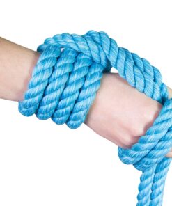 Ravenox Natural Twisted Cotton Rope | Made in The USA | Strong Triple-Strand Cordage for Sports, Décor, Pet Toys, Crafts, Macramé & Indoor Outdoor Use| by The Foot & Diameter (Multiple Color) Turquoise 1/4 Inch x 50 Feet 13 719re0buHhL 4