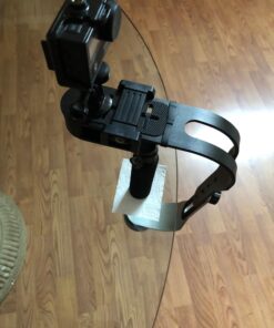 The Official Roxant Pro Video Camera Stabilizer Limited Edition (Midnight Black) with Low Profile Handle for GoPro, Smartphone, Canon, Nikon - or Any Camera up to 2.1 lbs. - Comes with Phone Clamp. 32 719rz0qvOL