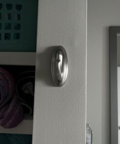 Command Large Traditional Plastic Hook, Brushed Nickel, 1-Hook, 2-Strips, Organize Damage-Free 33 719rz9VNqEL