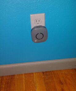 SadoTech Wireless Doorbells for Home, Apartments, Businesses, Classrooms, etc. - 1 Door Bell Ringer & 1 Plug-In Chime Receiver, Battery Operated, Easy-to-Use, Wireless Doorbell w/LED Flash, Gray 32 719sGVL1EQL