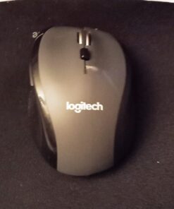 Logitech M705 Marathon Wireless Mouse, 2.4 GHz USB Unifying Receiver, 1000 DPI, 5-Programmable Buttons, 3-Year Battery, Compatible with PC, Mac, Laptop, Chromebook - Black 51 719se12 XlL