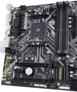 Gigabyte B450M DS3H (AMD Ryzen AM4/Micro ATX/M.2/HMDI/DVI/USB 3.1/DDR4/Motherboard) 23 719sg2 fbiL