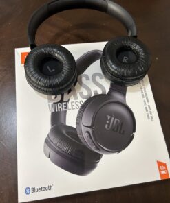 JBL Tune 510BT: Wireless On-Ear Headphones with Purebass Sound - Black 33 719sq q5FsL