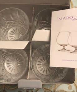 Marquis by Waterford Markham Double Old Fashion Set of 4, 11 oz, Clear Double Old Fashioned 44 719t3c2KNlL