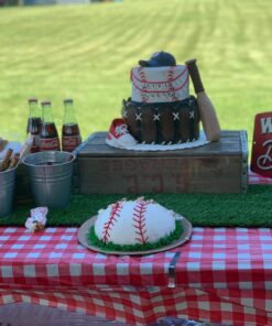 Red Gingham Plastic Tablecloth Roll With Cutter, 100' x 52" - Heavy Duty Party Table Cloth In Self Cutting Box - For Picnics, BBQs, and Birthday Parties - By Clearly Elegant Gingham Red 39 719t7pkfpL