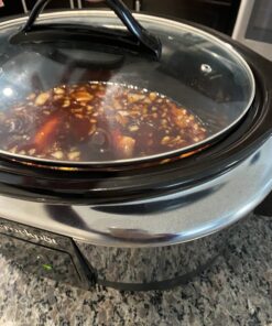 Crock-Pot 6 Quart Programmable Slow Cooker and Food Warmer Works with Alexa, Stainless Steel (2139005) Programmable Stainless Steel 45 719tLIJSXpL