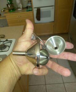 Norpro Stainless Steel Funnels, Set of 3, Silver Pack of 1 40 719uYLtaX4L