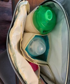 VS VOGSHOW Diaper Bag Backpack, Multifunction Stylish Travel Baby Bag Backpack with Crossbody Strap, Maternity Nappy Bag Gray 66 719ur9HVFCL