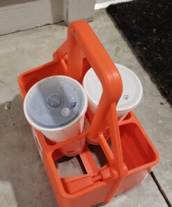 Gatorade 6ct Squeeze Bottle Carrier, Team Equipment, Bottle Caddy, Bottle Holder, Bottles Not Included, Orange 19 719v46VZlFL