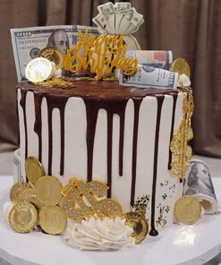 Tatuo 2 Pieces Plated Chain for Men with Dollar Sign Pendant Necklace, Hip Hop Dollar Necklace Blonde Trendy Style 27 719vJxwIImL