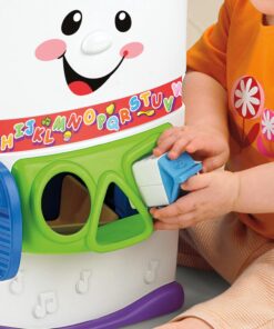 Fisher-Price Laugh & Learn Toddler Playset, Learning Kitchen with Music Lights & Bilingual Content for Baby to Toddler Pretend Play SIOC/FFP Frustration-Free Packaging 18 719wOvb1W6L