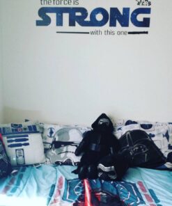 RoomMates RMK3077SCS Star Wars Classic The Force Is Strong Quote Peel and Stick Wall Decals 35.25" x 10" 20 719wZjvPmXL