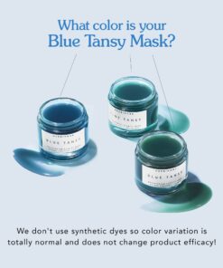 HERBIVORE Blue Tansy BHA & Enzyme Pore Refining Mask - Naturally Clarifies Acne, Blemishes & Redness, Vegan & Cruelty-Free, 60 mL / 2.02 oz 17 719xJ3rU5XL