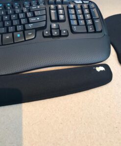 Premium Wrist Rests for Keyboard and Mouse Pad Set - Memory Foam Cushion, Black - Ergonomic Wrists Hand Arm Rest Support for Laptop Computer Desk and Gaming - Carpal Tunnel Syndrome Relief Premium 60 719xxLcqpnL