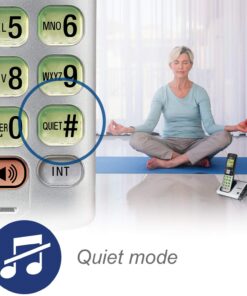 VTech CS6719-15 DECT 6.0 Phone with Caller ID/Call Waiting, 1 Cordless Handset, Blue 1 Handset 36 719yG2rulUL