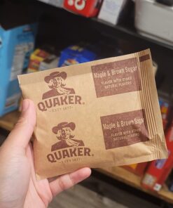 Quaker Instant Oatmeal, Maple & Brown Sugar, Individual Packets, 1.51 Ounce (Pack of 48) 27 719yujR3gL