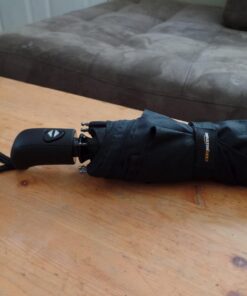 Amazon Basics Automatic Small Compact Travel Umbrella, One Size, Black 29 719zN4r6gYL