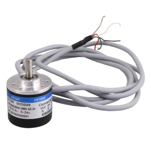 BQLZR 600P/R Incremental Rotary Encoder DC5-24V Wide Voltage Power Supply 6mm Shaft