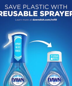 Dawn Powerwash Spray Starter Kit, Platinum Dish Soap, Fresh Scent, 1 Starter Kit + 1 Dawn Powerwash Refill, 16 Fl Oz (Pack of 2) 16 Fl Oz (Pack of 2) 28 71A GLV3nhL
