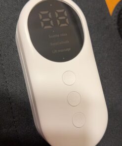 LINGTENG Leg Massager, Calf Air Compression Massager with Heat, Cordless Leg Massager for Circulation and Pain Relief, Calf Massager with 3 Intensities, Gifts for Women (Only Single) Black 37 71A mkvO1DL