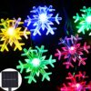 Inngree Solar Christmas Fairy String Lights 20 ft 30 LED 8 Modes Solar Snowflake Outdoor Waterproof Powered String Lights for Garden Patio Yard Home Christmas Tree Parties(Multicolor) Multicolor 17 71A04q5HHCL