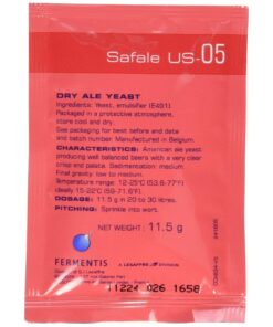 SocalHomeBrew 32-3DYU-D4E8 Safale US-05 (pack of 3, 11.5g) Red 7 71A0idelC1L